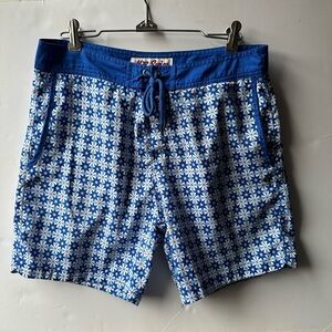 Mr Swim Size 28 Blue Swimming Trunks For Men